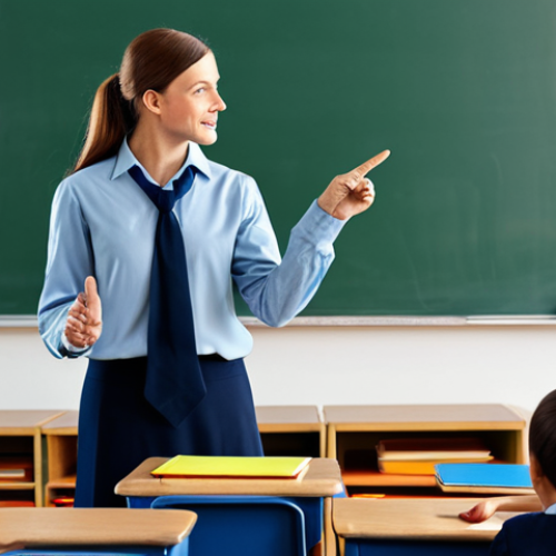 Home 25 **
"A teacher in a modest outfit explaining IT concepts to students using simple language and analogies, classroom setting, diverse students, safe for work, appropriate content, fully clothed, professional, perfect anatomy, correct proportions, natural pose, well-formed hands, proper finger count, natural body proportions, high quality, family-friendly"
**