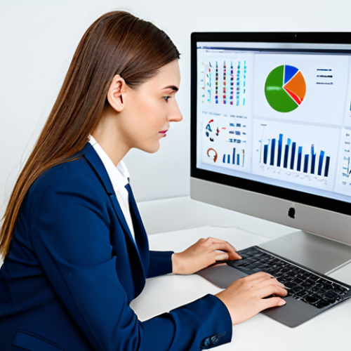 Home 12 **
A professional marketing analyst, fully clothed in business casual attire, reviewing website analytics on a laptop in a bright, modern office. Charts and graphs are visible on the screen. Safe for work, appropriate content, perfect anatomy, well-formed hands, natural pose, professional.
**