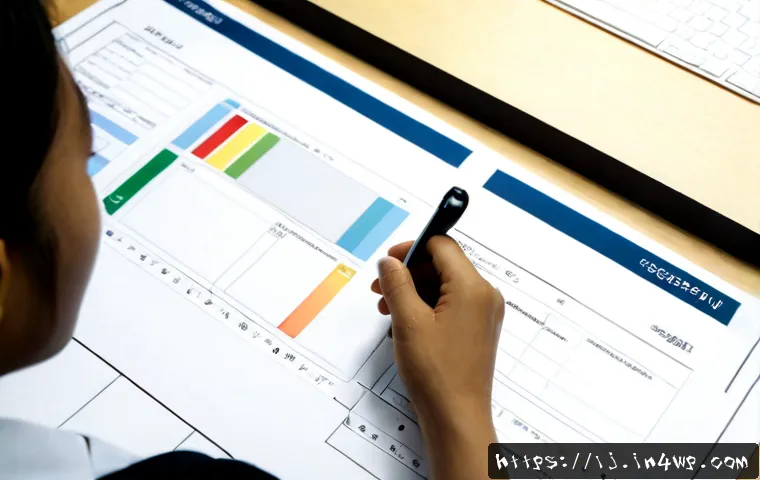 전문용어 단순화의 필수 요소 분석 - Photorealistic overhead desk scene showing a communication specialist simplifying a dense technical ...